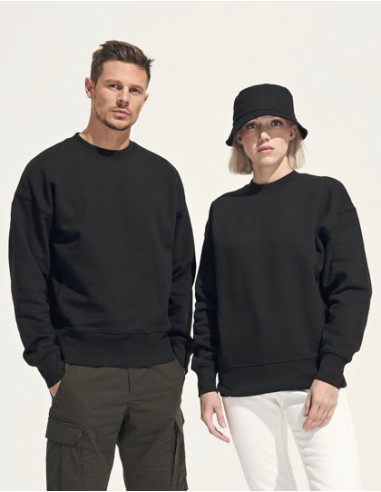 SOL-04043-Unisex Round-Neck Sweatshirt Authentic